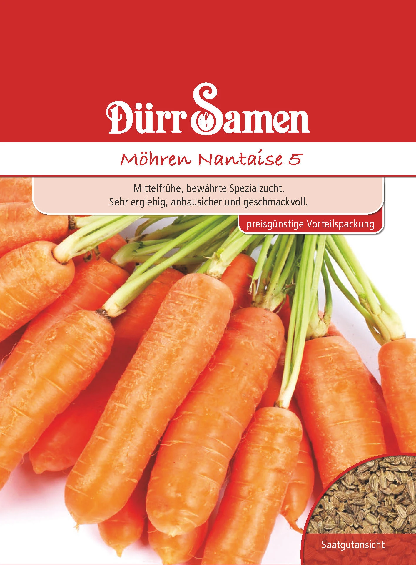 Möhre Nantaise 50 G | Möhrensamen Von Dürr Samen 3 Möhre Nantaise 50 G | Möhrensamen Von Dürr Samen