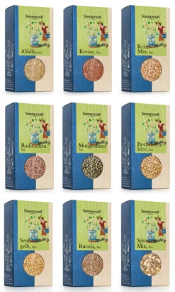 Keimsprossen Sortiment Mit 9 Sorten | BIO Keimsprossen Von Sonnentor