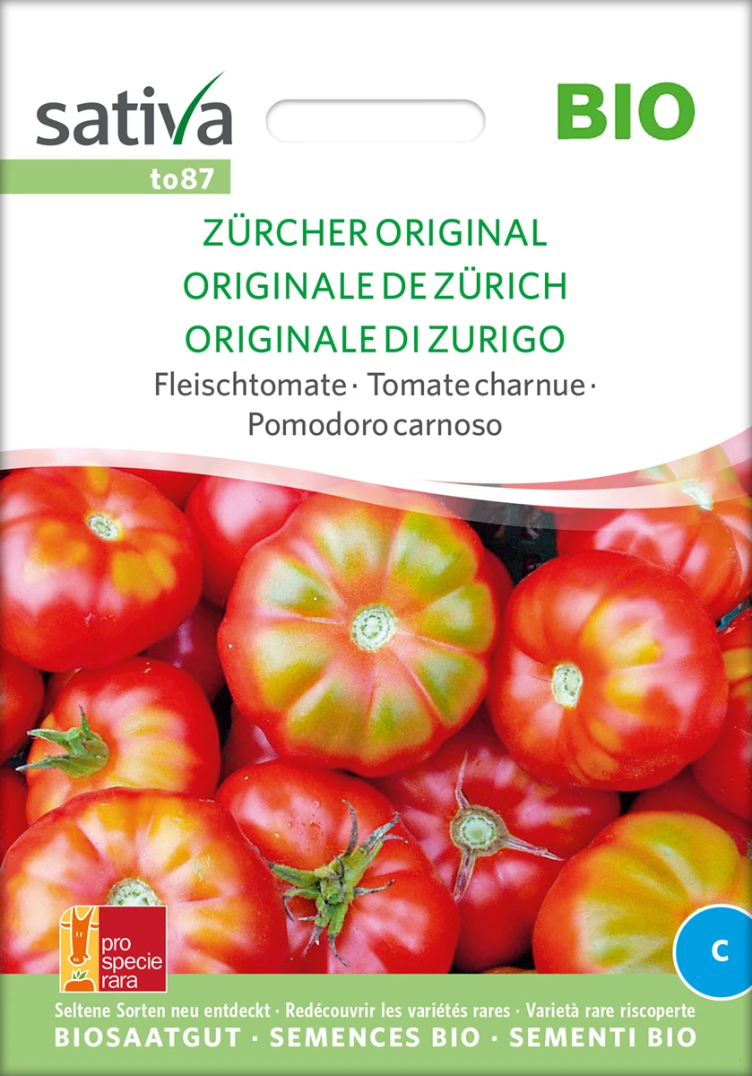 Fleischtomate Zürcher Original | BIO Fleischtomatensamen Von Sativa Rheinau 3 Fleischtomate Zürcher Original | BIO Fleischtomatensamen Von Sativa Rheinau