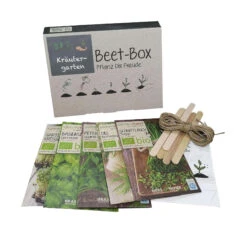 Beet-Box &quot;Kräutergarten&quot; | BIO Kräutersamen-Sets Von Samen Maier -Pegasus Verkaufsgeschäft 536642 BIO Beet Box Kraeutergarten MHD 12 2021 BB02 sm 0