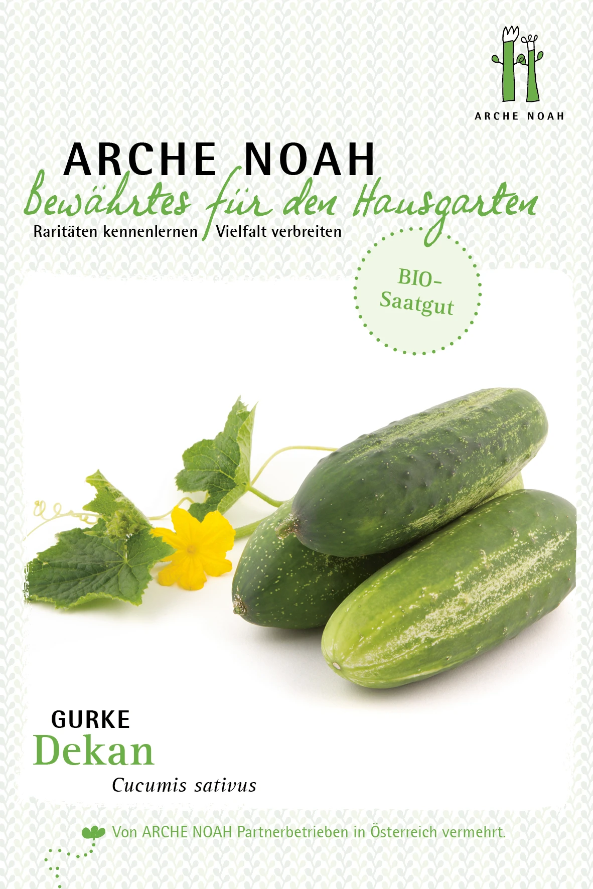 Einlegegurke Dekan | BIO Gurkensamen Von Arche Noah 3 Einlegegurke Dekan | BIO Gurkensamen Von Arche Noah