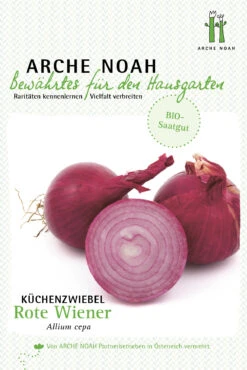 Küchenzwiebel Rote Wiener | BIO Zwiebelsamen Von Arche Noah
