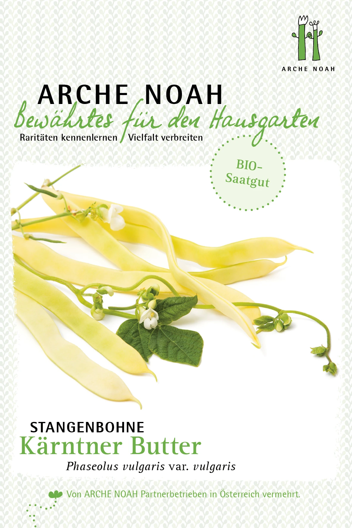 Stangenbohne Kärntner Butter | BIO Stangenbohnensamen Von Arche Noah 3 Stangenbohne Kärntner Butter | BIO Stangenbohnensamen Von Arche Noah