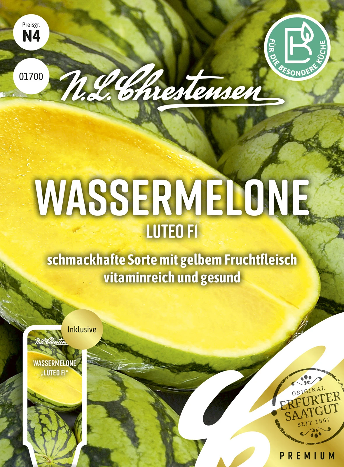 Wassermelone Luteo F1 | Wassermelonensamen Von N.L. Chrestensen 3 Wassermelone Luteo F1 | Wassermelonensamen Von N.L. Chrestensen