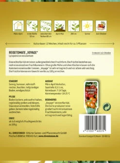Reisetomate Voyage | Tomatensamen Von N.L. Chrestensen