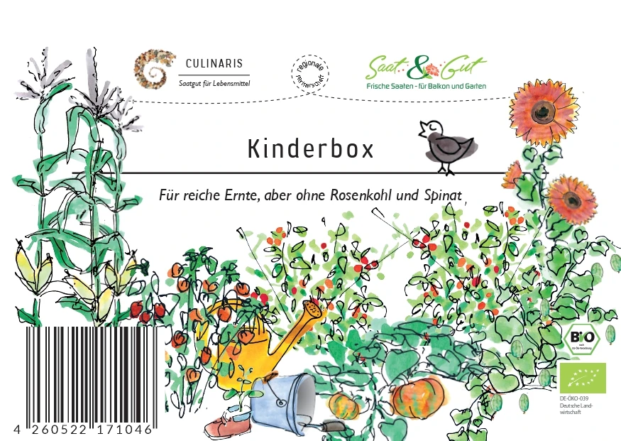 Kinderbox | BIO Gemüsesamen-Sets Von Culinaris 3 Kinderbox | BIO Gemüsesamen-Sets Von Culinaris