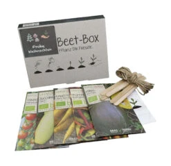 Beet - Box Frohe Weihnachten | BIO Gemüsesamen-Sets Von Samen Maier -Pegasus Verkaufsgeschäft 549613 BIO Beet Box Frohe Weihnachten MHD 02 2022 BB28 sm 0