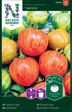 Kirschtomate Tigerella | Kirschtomatensamen Von Nelson Garden