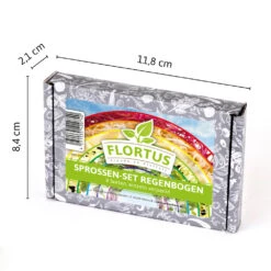 Keimsprossen Set Regenbogen (8 Sorten) | BIO Keimsprossen Sets Von FLORTUS | BIO Gewürze Set -Pegasus Verkaufsgeschäft 554611 BIO Keimsprossen Set Regenbogen 8 Sorten 2000 0739 3