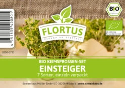 Keimsprossen Set Einsteiger (7 Sorten) | BIO Keimsprossen Sets Von FLORTUS -Pegasus Verkaufsgeschäft 554617 BIO Keimsprossen Set Einsteiger 7 Sorten 2000 0733 1