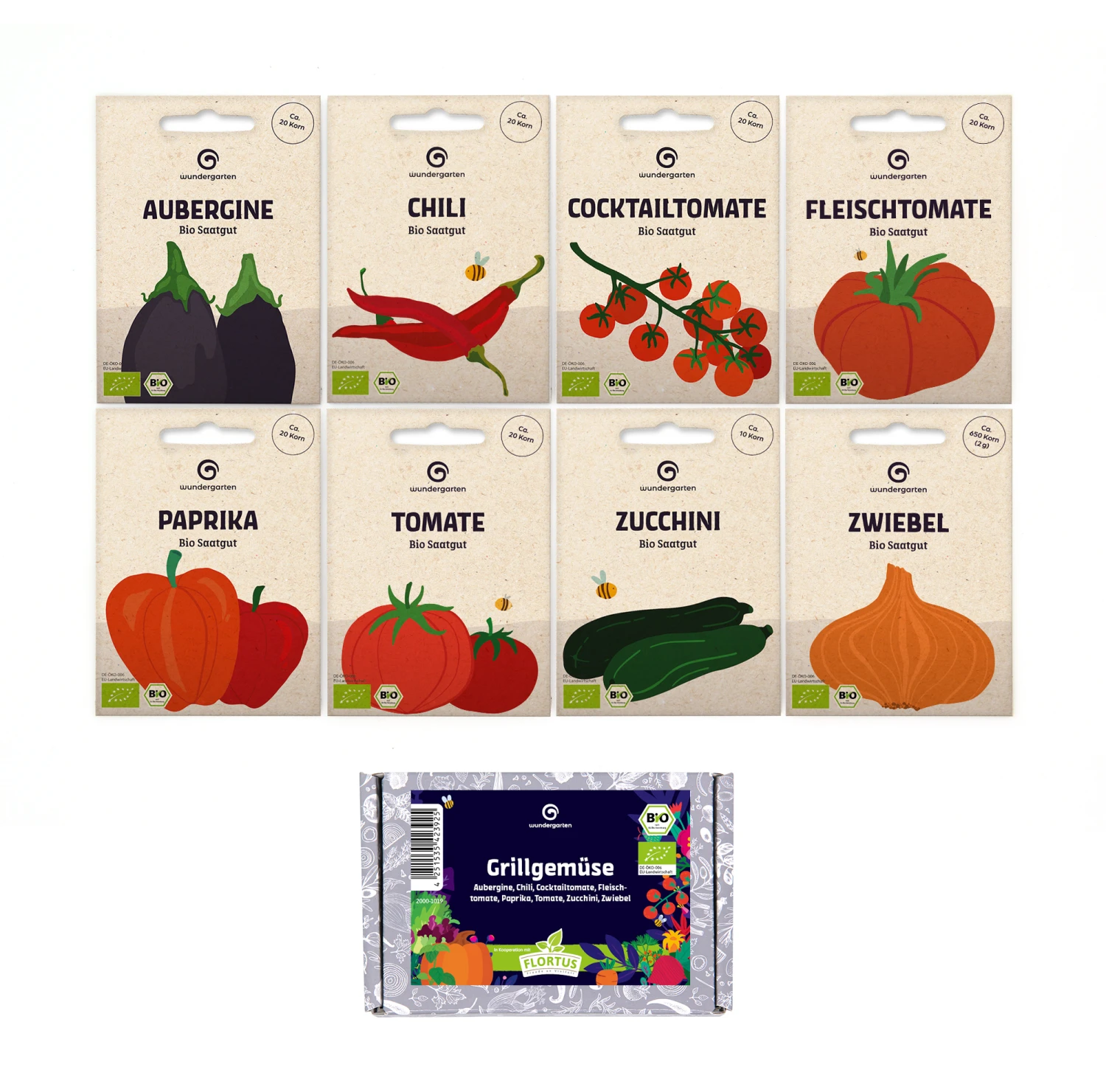 Grillgemüse Set | BIO Gemüsesamen-Sets Von Wundergarten 4 Grillgemüse Set | BIO Gemüsesamen-Sets Von Wundergarten – Bild 2