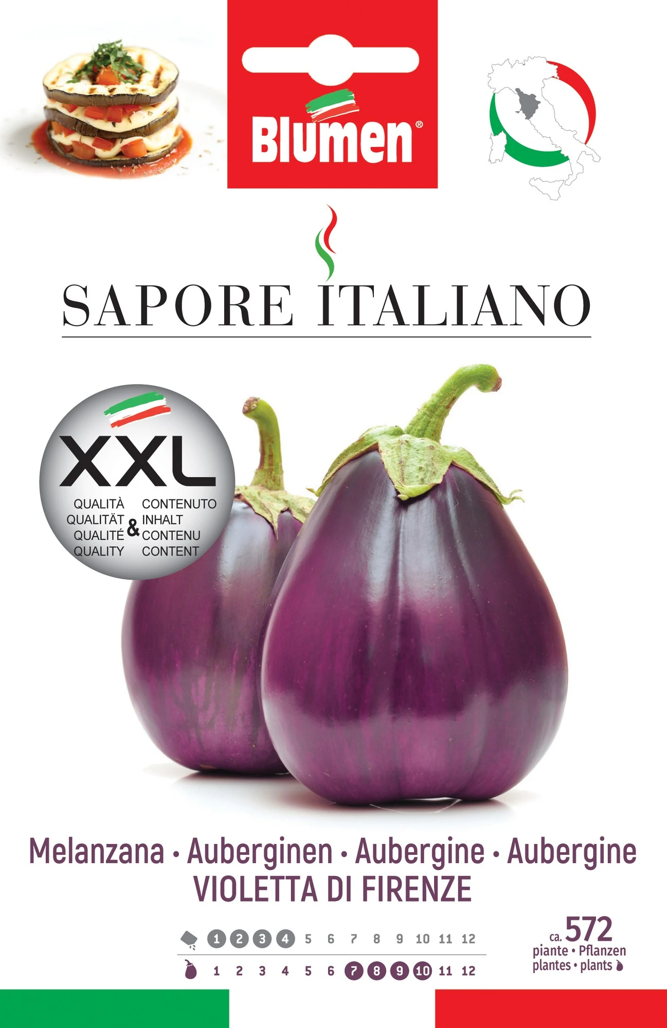 Auberginen Violetta Di Firenze | Auberginensamen Von BLUMEN Group 3 Auberginen Violetta Di Firenze | Auberginensamen Von BLUMEN Group